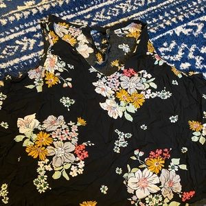 Floral tank top